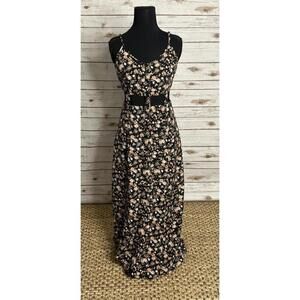 Urban Outfitters Pins & Needles floral caged cut-out waist maxi dress Size 4